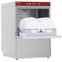 mosogatógép tányérokhoz és edényzethez egyaránt, 500x600 mm-es kosárral, 60/24 kosár/óra teljesítménnyel, beépített szennyvíz pumpával