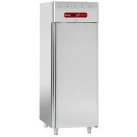 700 literes hűtő, GN 2/1-es, ventilációs, teleajtós, rozsdamentes