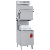 kalapos mosogatógép, hővisszanyerő rendszerrel, 500x500 mm-es, 60-24 kosár/órás, duplafalú, 400 V-os