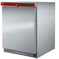 150 literes hűtő, teleajtós, rozsdamentes, ventilációs