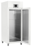 856 literes cukrászati hűtőszekréyn, ventilációs hűtéssel, teleajtós, fehér 