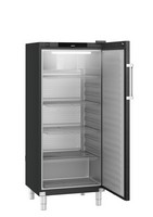 571 literes GN 2/1 hűtőszekrény; ventilációs hűtéssel, teli ajtós, BlackSteel fekete rozsdamentes acél