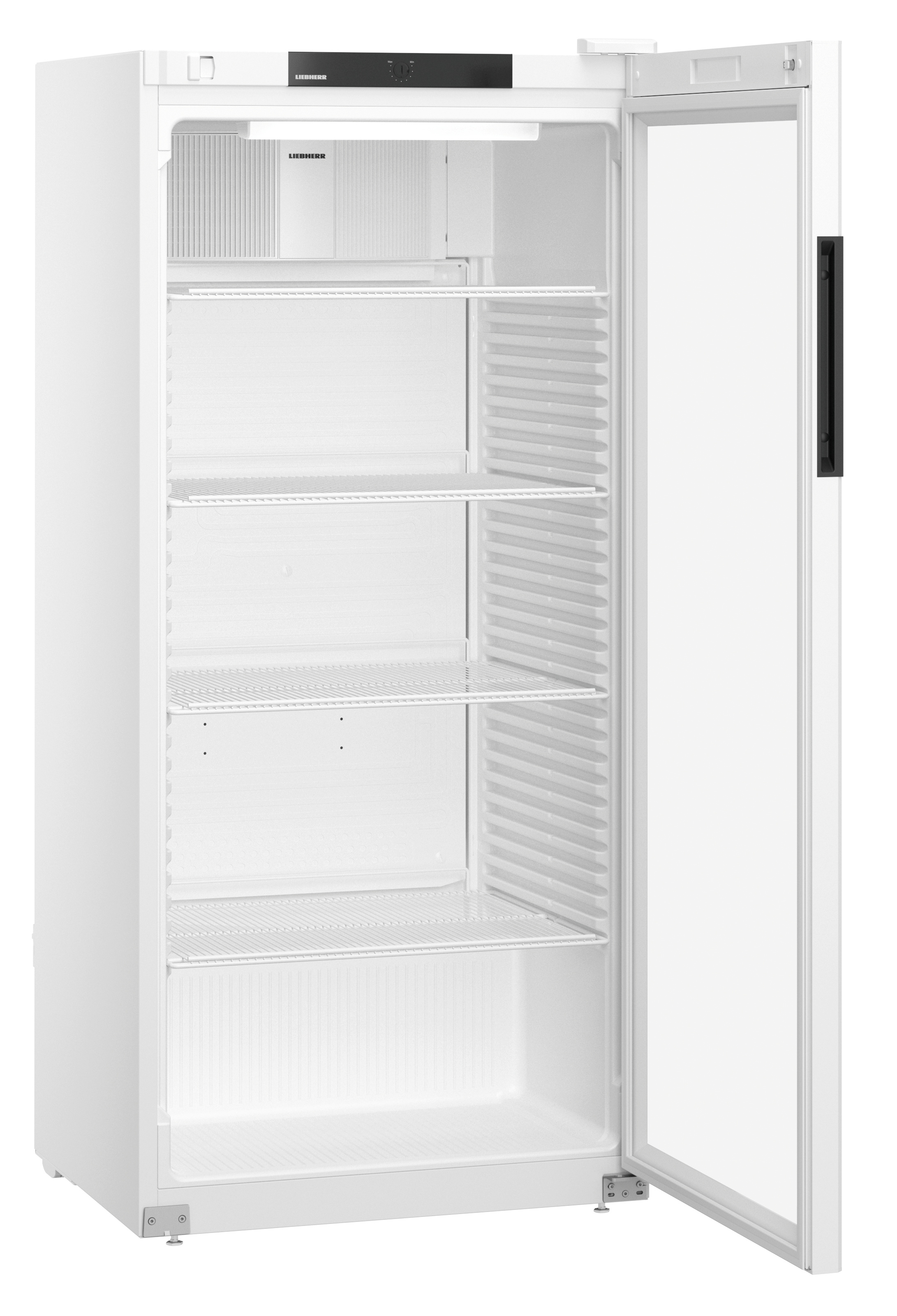 569 literes hűtőszekrény, ventilációs, fehér, üvegajtós