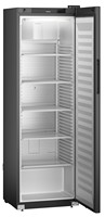 377 literes hűtőszekrény, ventilációs, fekete, teleajtós