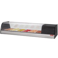 asztali tapas hűtő, 6x GN 1/3 - 40 mm kapacitással